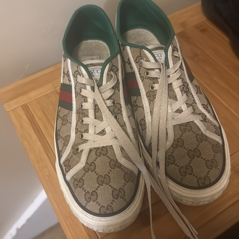 👟Mens Gucci Tennis 1977 Sneakers 💯 authentic‼️